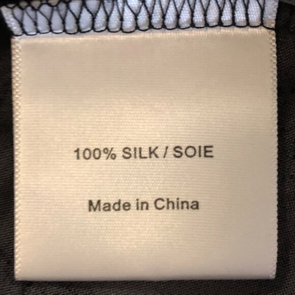 Tory Burch 100% Silk Sheer Button Up Shirt Blouse - Picture 14 of 15